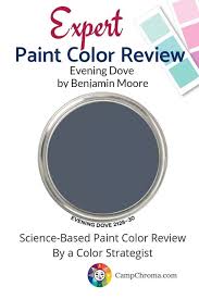 Olive green punches of color throughout room keep the eye moving and make the kitchen cheerful i/o stark white, like before. Evening Dove 2128 30 By Benjamin Moore Benjamin Moore Paint Colors Blue Paint Colors Paint Colors Blue