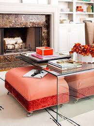 Living Room Organization Upholstered Coffee Tables Coffee Table Small Space Storage Ottoman Coffee Table