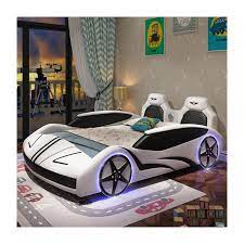 This car bed is not only a boy bed frame, it's also a remarkable gift to your boy. Apparently There S Now Adult Race Car Beds That Can Fit Queen And King Size Mattresses