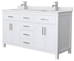 White engineered marble top, solid hardwood and engineered wood construction. Beckett Vanity Cultured Marble Top No Mirror Transitional Bathroom Vanities And Sink Consoles By Wyndham Collection Houzz