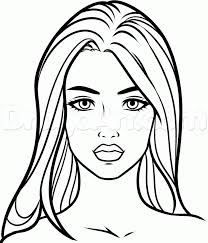 How To Draw A Beautiful Face Step By Step Faces People Free Online Drawing Tutorial Added By Dawn Apri Girl Face Drawing Face Drawing Female Face Drawing