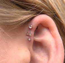 anti tragus piercing tragus piercing jewelry black diamond earrings studs tragus piercings