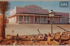 Vintage Postcard Of Peggys Antiques Hesperia Ca On Main Street 17167 Main Street At G The High Desert Wonde Hesperia Art Glass Jewelry San Bernardino County
