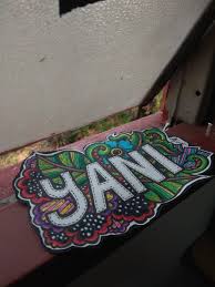 Menerima jasa tulis nama dengan grafiti. 8000 Gambar Doodle Nama Yani Infobaru