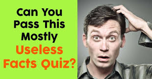 Flex your brain power with the best trivia apps, whether you're a pop culture wunderkind, a history buff or sports stats junkie. Can You Pass This Mostly Useless Facts Quiz Quizpug