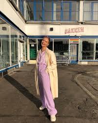 Image May Contain 1 Person Standing And Outdoor Colourful Outfits Street Style Chic Colour Combinations Fashion