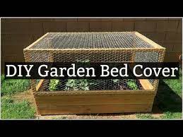 Eliminate standing water and improve. Easy Diy Garden Bed Cover Protect Your Garden From Unwanted Critters Youtube Diy Garden Bed Garden Boxes Diy Vegetable Garden Raised Beds