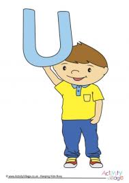 These fun letter alphabet crafts are a great way to teach your toddler, . Alphabet Of Children Poster U Boy