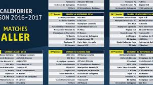 Le 3ème gagne un ticket pour la ligue europa, alors que des playoffs voient s'affronter les équipes ayant terminé entre la 4ème et la 7ème place pour déterminer. L1 Le Calendrier 2016 17 Revele