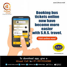 Online Booking Process Of Bus Tickets Now Become More Easier With S R S Travels Visit The Website Now Corover Connect App Bus Tickets Travel Travel Blog