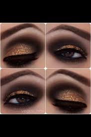 Black And Gold Smokey Eye Makeup 26 Ways To Make Glitter Your New Smokey Eye Eye Makeup Makeup Sparkly Eyes