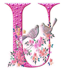 Birds That Start With Letter U Buchstabe Letter U Monogram Alphabet Alphabet Lettering