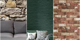 Pay homage to the highlands with our selection of tartan and checkered wallpaper; Stylish Brick Effect Wallpaper Designs Brick Wallpaper Ideas