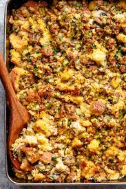 My all time favorite cornbread recipe is perfect for this recipe. Cornbread Dressing Cafe Delites