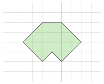 Using a grid system to approximate the area of organic shapes, AI generated