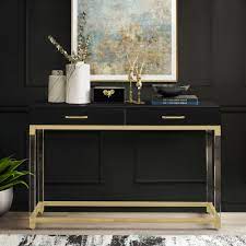 Casandra Console Table Dining Room Style Modern Console Tables Gold Console Table