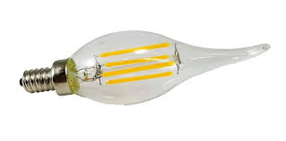 Vintage Filament Style Candelabra Led Bulb E12 Base Low Voltage 12v Ac Dc 4 Watts 250 Lumen 2700k Warm White C12 Flame Tip Wan Led Bulb Bulb Light Bulb