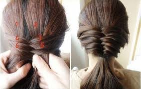 Braids can be done on freshly washed hair, but if you can do a basic french braid with three sections of hair, you can do a french fishtail braid. Wonderful Diy French Fishtail Braided Hairstyle