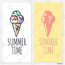 13 beau de glaces dessin images : Calligraphie Vectorielle Illustration Heure D Ete Avec Icone De Vecteur Stock Crushpixel