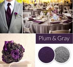 Plum And Gray Wedding Colors Fall And Winter Wedding Color Trends Fall Wedding Color Trends Gray Wedding Colors Wedding Color Trends