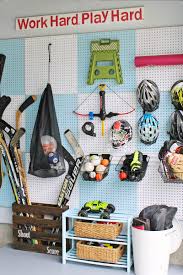 Shop bike storage & sports racks today. Garage Pegboard Organizer