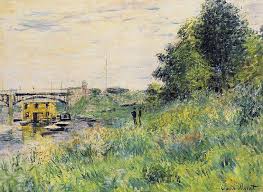 Les Bords De La Seine Au Pont D Argenteuil C Monet W 317 Claude Monet Art Claude Monet Paintings Claude Monet