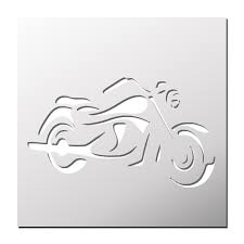 Pochoir Moto Custom Pochoir Pochoir Silhouette Dessin Moto