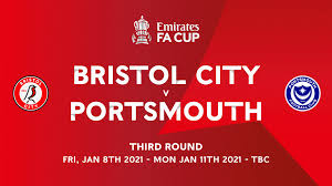 Arsenal, the most successful side in fa cup history with 13 titles, host leeds united on monday and will have a fourth round tie against bournemouth if they are victorious. City Face Pompey In Fa Cup Third Round Bristol City