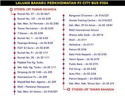 An interactive map that shows all the bus stops and. Pj City Bus Free Bus Services Petaling Jaya