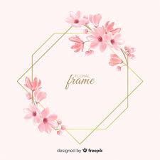 Download Beautiful Golden Floral Frame Design For Free Flower Frame Frame Design Floral Logo