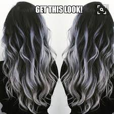 Black And Platinum Blonde Ombre Hair 100 Human Hair White Silver Gray Platinum Blonde Strip Etsy In 2020 Hair Color For Black Hair White Ombre Hair Hair Color Grey Silver