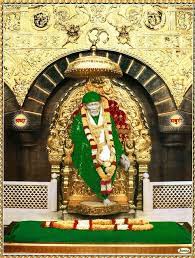 Shirdi Sai Baba In Green Robe Sai Baba Hd Wallpaper Baba Image Good Morning Images