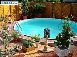 Bon Pool 4 M Round Swimming Pools Diameter 1 20 M Depth With Edelstahlleiter Garden Yard Ideas Garden Design Yard Design