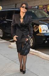 She tore ligaments in her leg and couldn't act, but that's not the worst part of it for salma. Salma Hayek Arrives At The Late Show With David Letterman Leather Celebrities