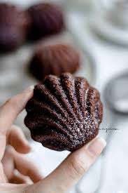 Gluten Free Chocolate Almond Madeleines Vegan Nm Meiyee Recipe Gluten Free Chocolate Chocolate Almonds Easy Vanilla Cake Recipe
