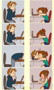 Amor A Distancia U U Historieta De Amor Comics Bonitos Parejas Adorables