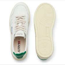 vintage walk sneaker leder grun