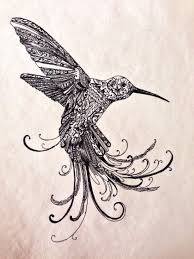 This pen & ink hummingbird drawing is full of inspiring detail. Hummingbird Drawing Hummingbird Drawing Bird Drawings Sharpie Art