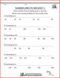 Number Line Worksheets Up To 1000 Number Line Line Math Printable Math Worksheets