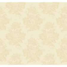 York Wallcoverings Orange Yellow Two Tone Damask Wallpaper In Cream Pearled Gold Damask Wallpaper Brewster Home Fashions Embossed Wallpaper