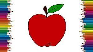 We have given you some selected pictures. How To Draw An Apple Step By Step Apple Drawing And Coloring Youtube