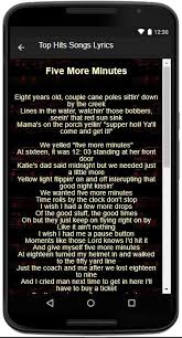 Maybe you would like to learn more about one of these? Scotty Mccreery Songs Lyrics For Android Apk Download