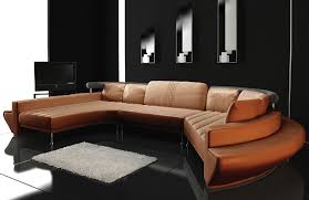 It's a great way to structure space in an industrial loft with an open floor plan and is a perfect way to make sure you have enough seating for entertaining. Ultra Modern Leather Sectional Sofa Set Tos Lf 2056