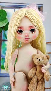 PDF Pattern Rag Doll With Face Template Sewing 16 Inch Rag Doll Aurelia  Benita Cloth Doll Pattern Face Painting Doll's Body Pdf Tutorial