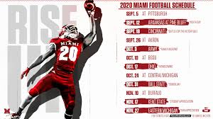 University of miami's ranking in the 2021 edition of best colleges is. 2020 Football Schedule Announced Miami University Redhawks