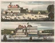 Philippus Baldaeus | `T ENGLESE FORT IN BOMBAJA AANDE WATER ZYDE (BOMBAY  CASTLE, FROM LAND AND SEA) (1672) | MutualArt