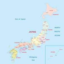 Map of shunan city ja.png. Map Of Japan Japan Rail Pass