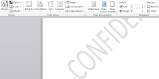 The nice thing about word 2007. How To Insert A Draft Watermark In Microsoft Word Simul Docs
