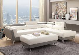 P6979 Sectional Sofa 6979 6983 Poundex Sectional Sofas In 2020 Leather Sectional Sofas White Sectional Sofa Leather Modular Sofa