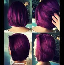 Purple Hair Bright Vibrant Unicorn Hair Short Hair Bob 2016 Cuttingloosect Short Hair Color Cool Hair Color Short Hair Styles